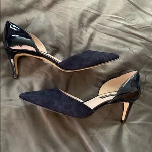 Nine West Navy Blue Heels